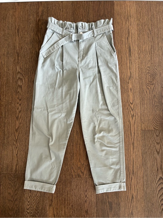 Wild Fable Pants - Wild Fable Paperbag Pants, Cotton 🩶